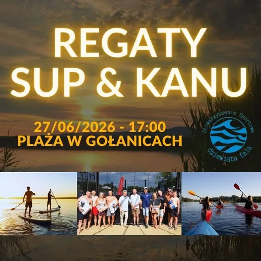 Regaty SUP i Kanu podczas Klubowych Wianków w Gołanicach