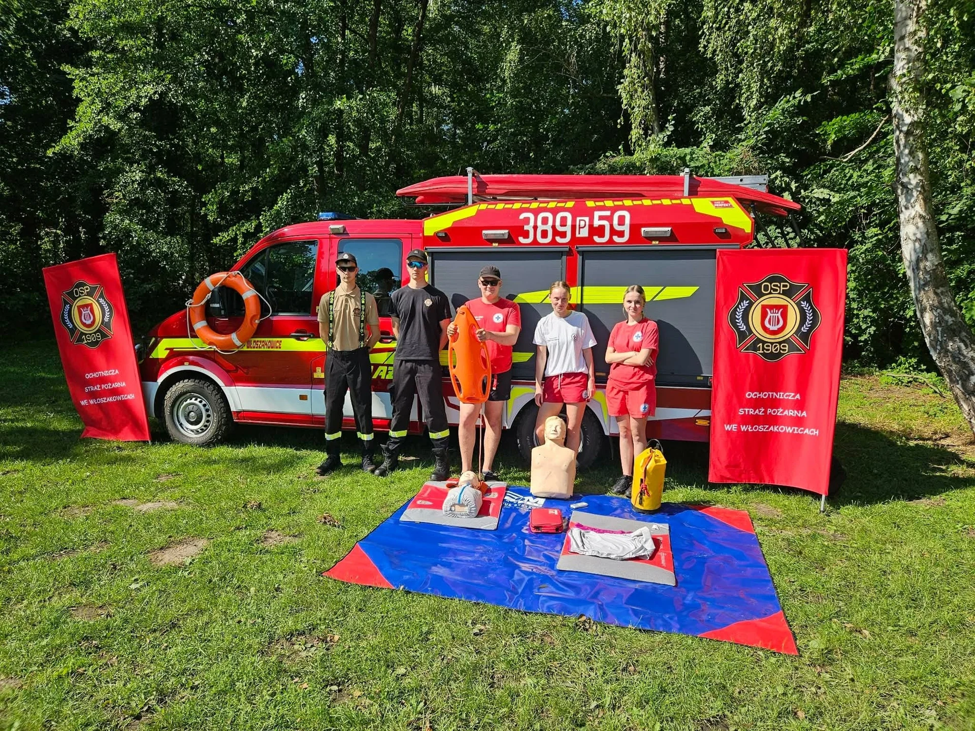 OSP Włoszakowice uczyła pierwszej pomocy w ramach ogólnopolskiej akcji