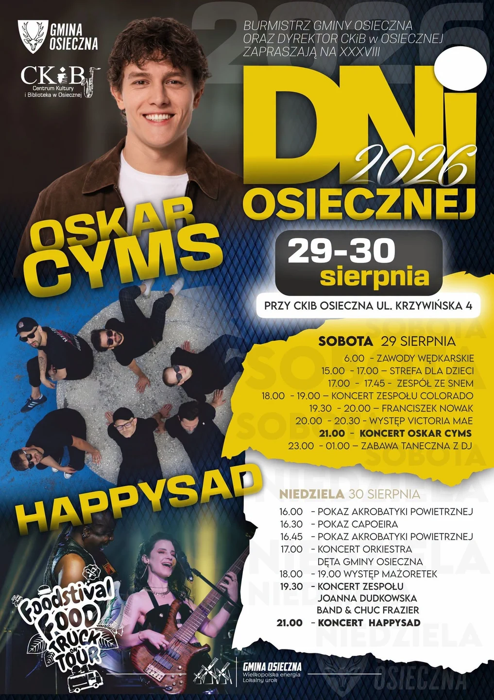XXXVIII Dni Osiecznej – dwa dni muzyki i atrakcji w sierpniu