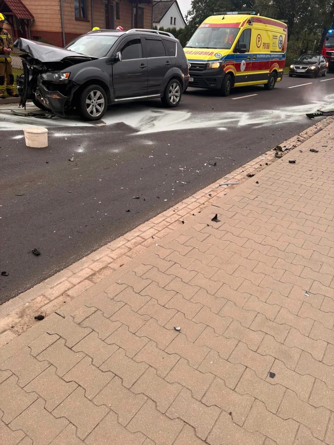 Wypadek drogowy w Jezierzycach Kościelnych