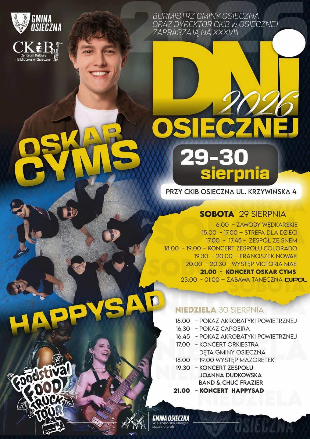 XXXVIII Dni Osiecznej – dwa dni muzyki i atrakcji pod koniec sierpnia