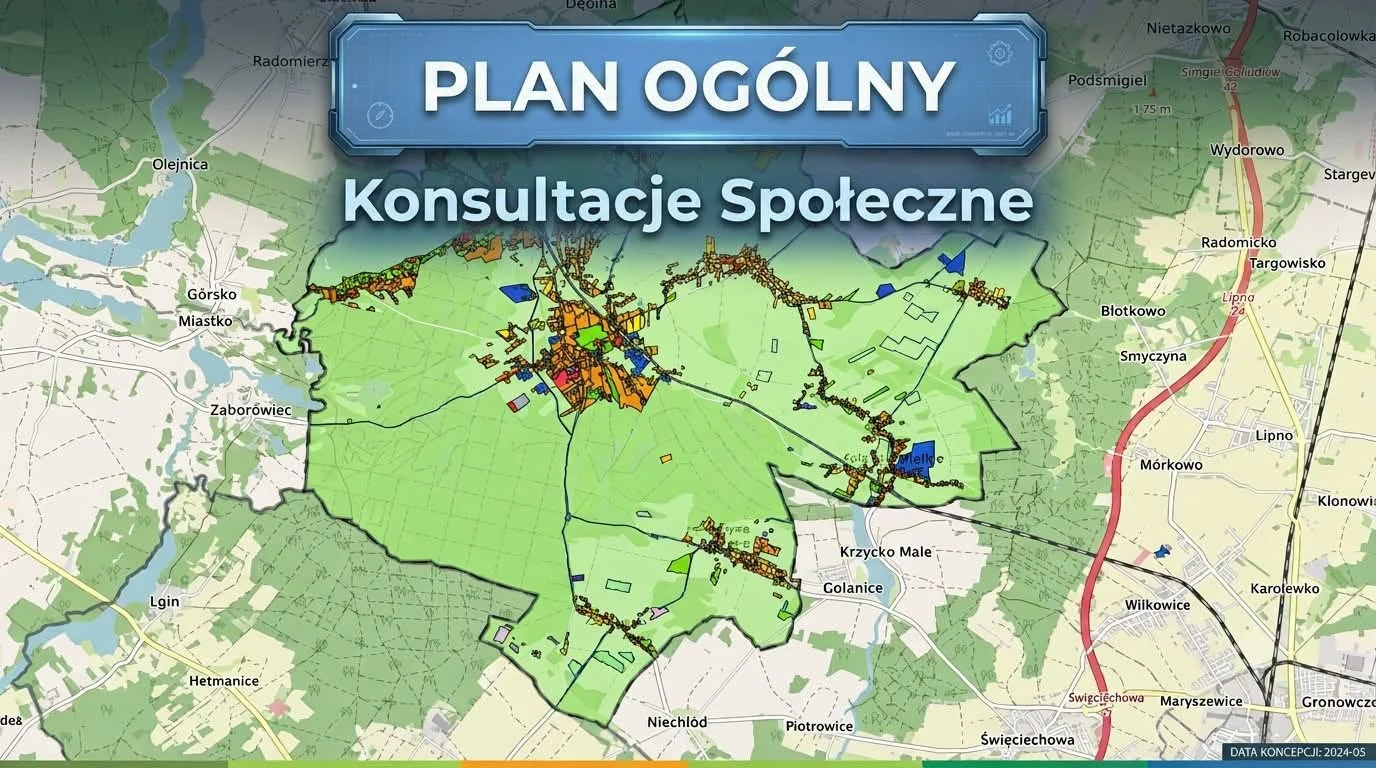 Gmina Włoszakowice: konsultacje planu ogólnego od 22 lipca