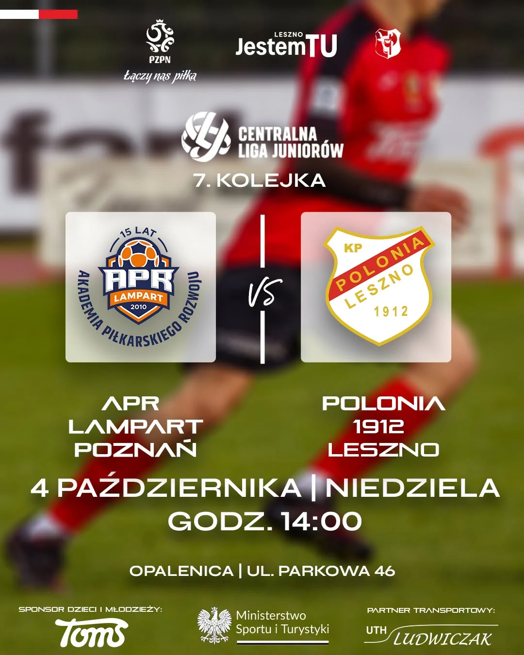 Polonia 1912 Leszno zagra w Opalenicy w CLJ U-15