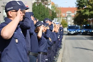 Policjanci pożegnali podkom. Natana Sieronia – minutą ciszy w całym kraju — zdjęcie 8