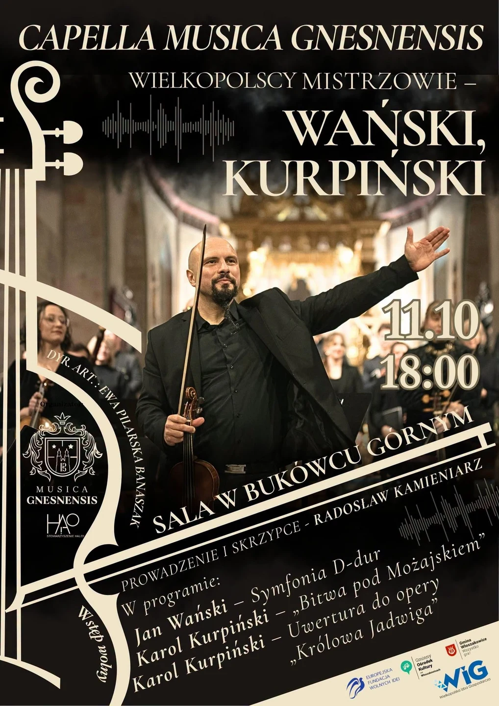 Wyjątkowy koncert w Bukówcu Górnym – muzyka wielkopolskich mistrzów