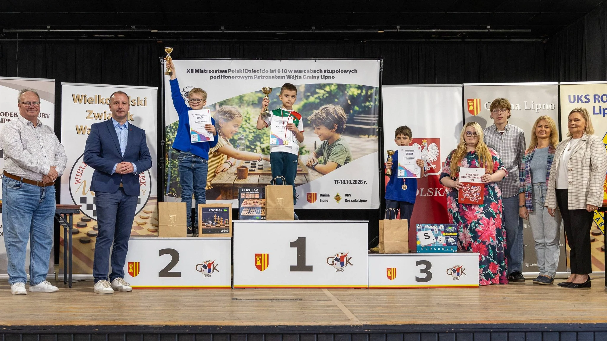 XII Mistrzostwa Polski Dzieci w warcabach rozegrane w Lipnie — zdjęcie 29