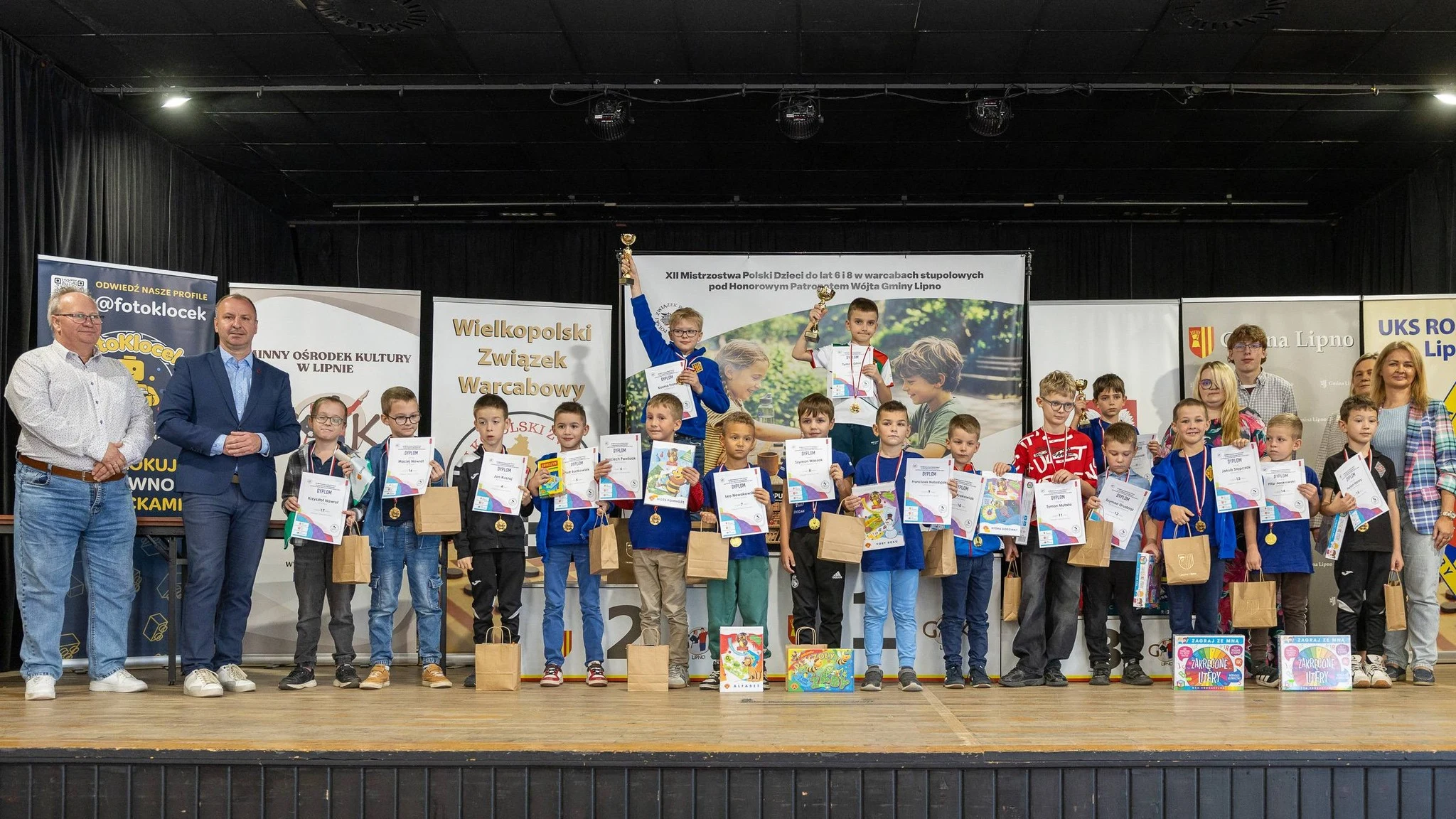 XII Mistrzostwa Polski Dzieci w warcabach rozegrane w Lipnie — zdjęcie 30