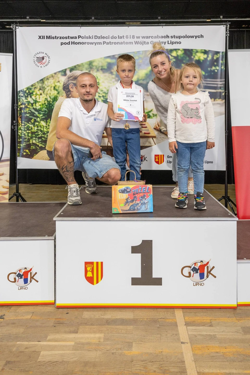 XII Mistrzostwa Polski Dzieci w warcabach rozegrane w Lipnie — zdjęcie 33