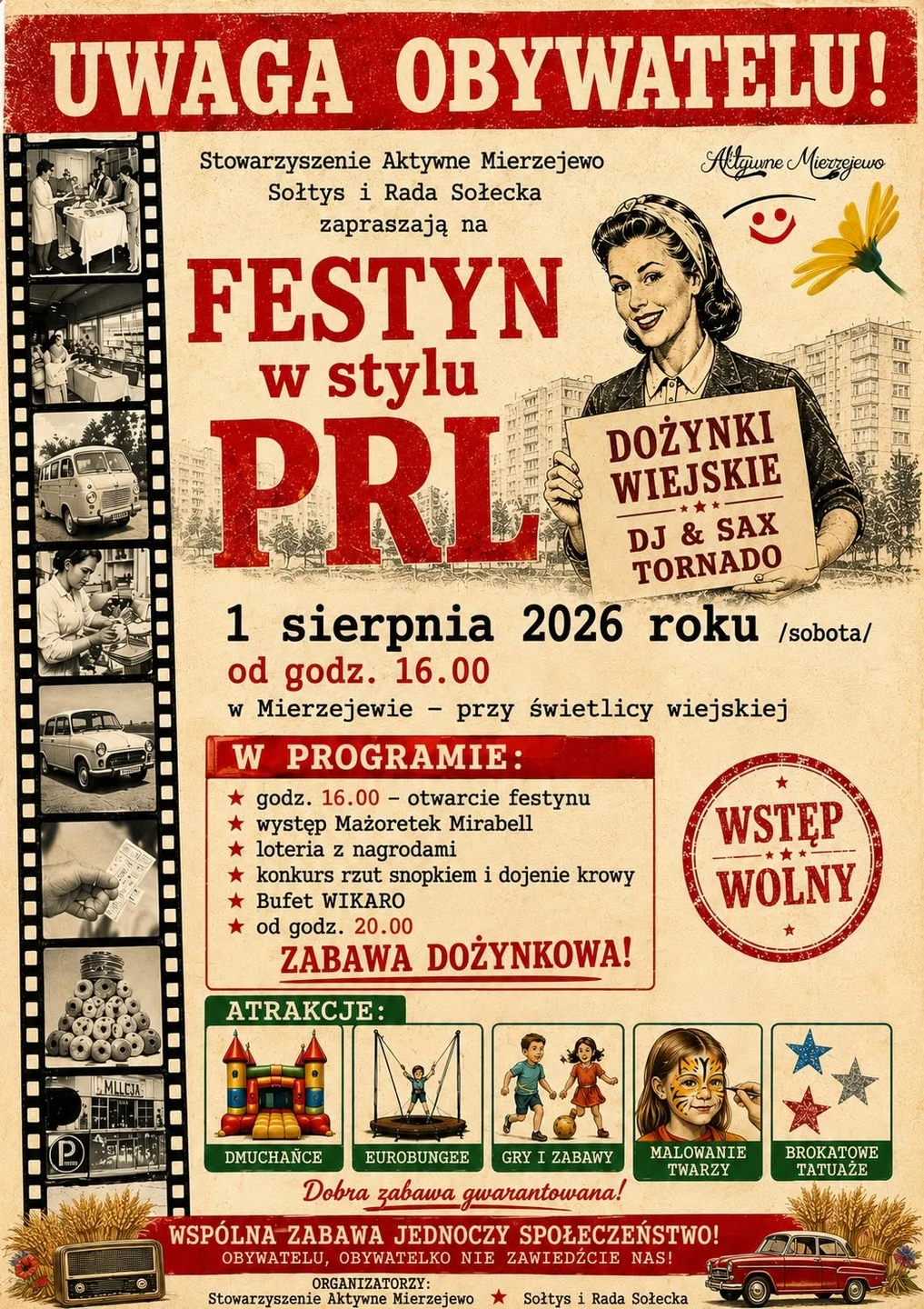 Mierzejewo przeniesie się w czasie!