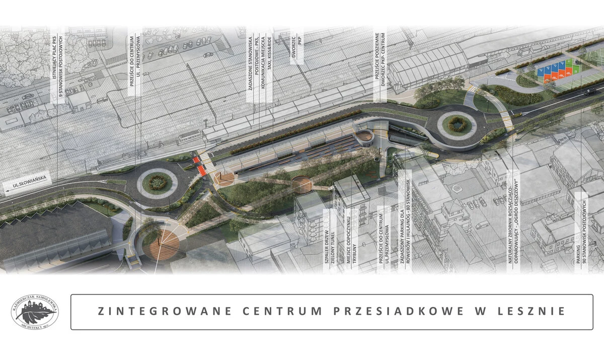 Nowoczesne centrum przesiadkowe w Lesznie