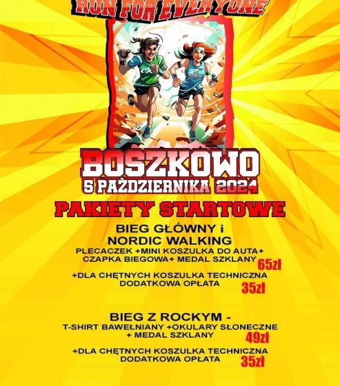  Zaproszenie na Ex’s Sport Run for Everyone w Boszkowie!