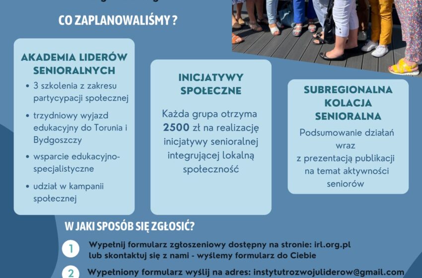  Senioralni Liderzy poszukiwani!