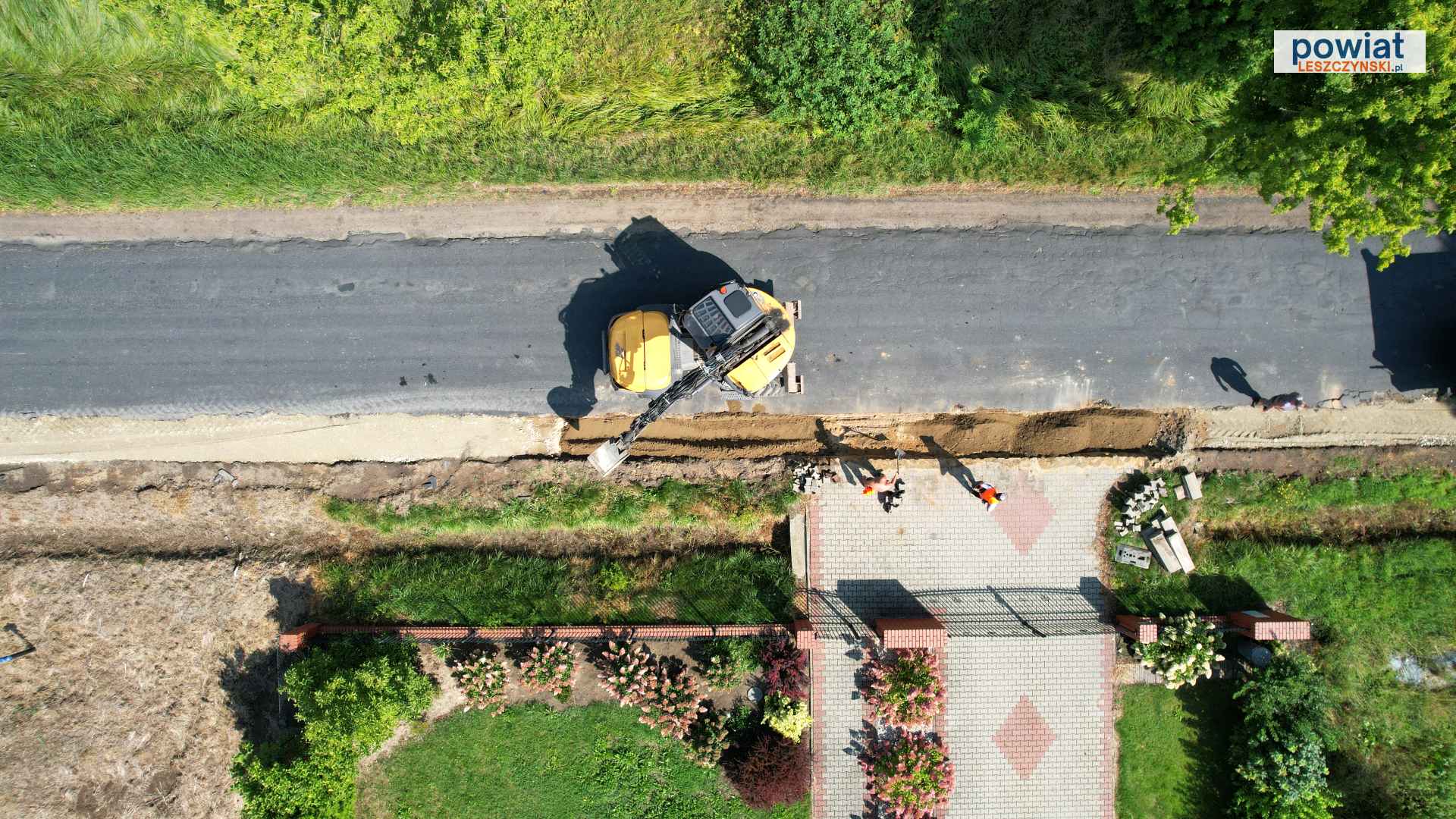 Przebudowa 2,6 km drogi powiatowej z Dąbcza do Maruszewa w gminie Rydzyna