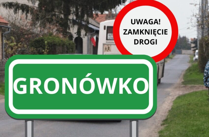  Zamknięcie Drogi Powiatowej w Gronówku: Utrudnienia w Ruchu 30-31 Sierpnia 2024