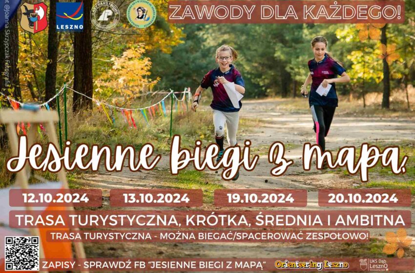  Jesienne Biegi z Mapą 2024 w Lesznie – Zawody na Orientację dla Każdego