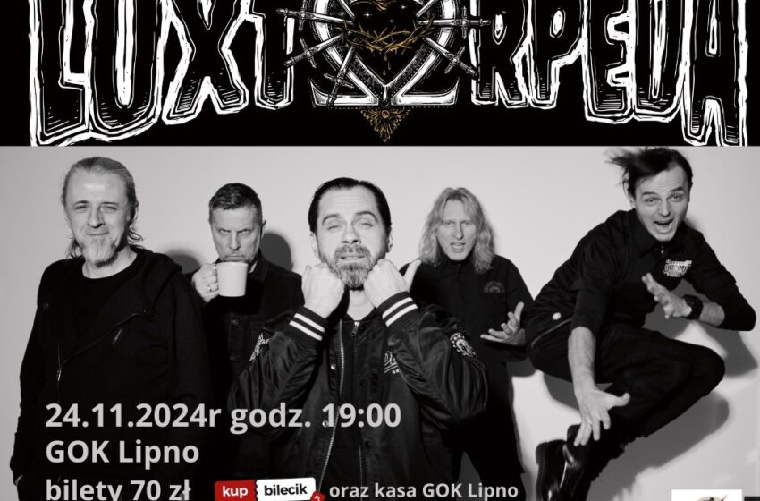  LUXTORPEDA w Lipnie: Koncert 24 Listopada 2024 – Bilety i Informacje