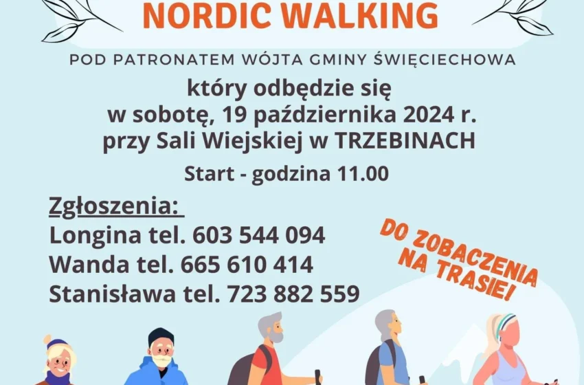  Historyczny Marsz Pokoleniowy Nordic Walking w Trzebinach