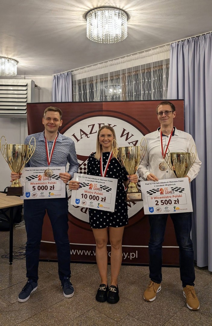 Filip Kuczewski brązowym medalistą Finału 48. Mistrzostw Polski w Warcabach Stupolowych