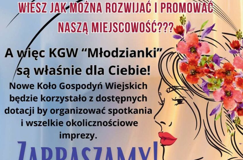  Nowe Koło Gospodyń Wiejskich w Święciechowie – „Młodzianki” zapraszają!