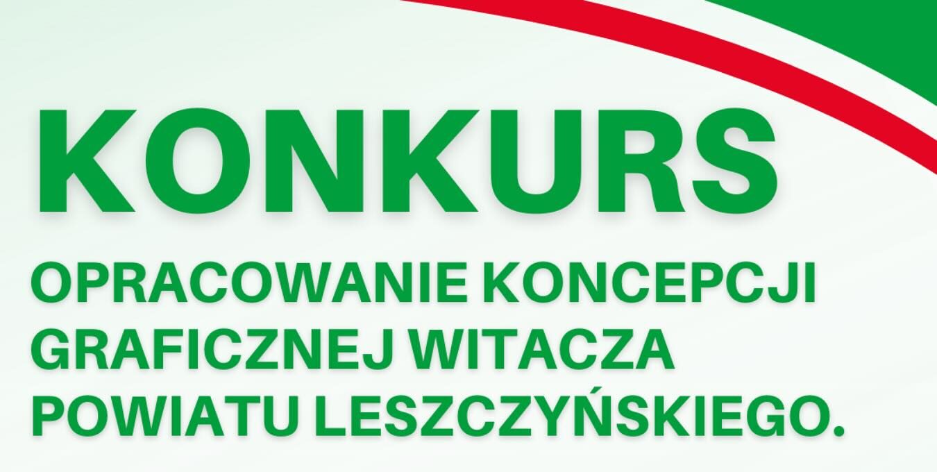 Konkurs na projekt graficzny witacza Powiatu Leszczyńskiego
