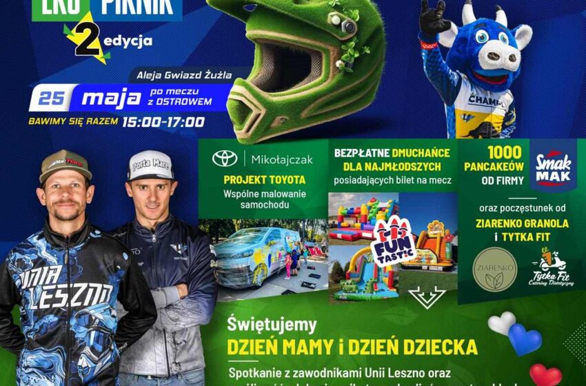 Rodzinny Eko Piknik z Unią Leszno – już 25 maja bawimy się razem!