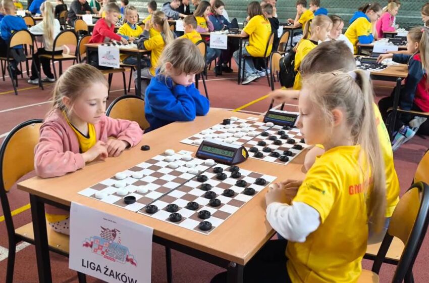 Warcabiści UKS Roszada Lipno z medalami na IV Grand Prix Polski 2025