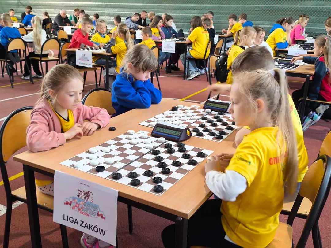 Warcabiści UKS Roszada Lipno z medalami na IV Grand Prix Polski 2025