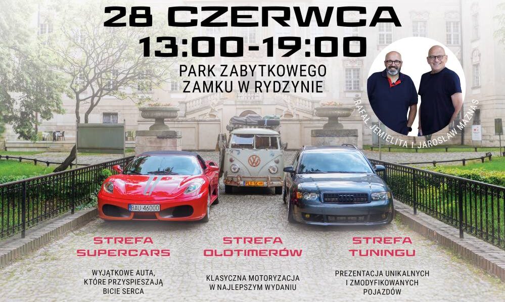 „Napędzani Sercem” – charytatywny piknik motoryzacyjny już 28 czerwca w Rydzynie!