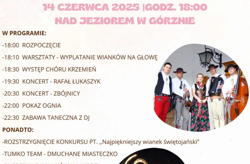  Wianki Górzno 2025 – święto tradycji, muzyki i letniej radości
