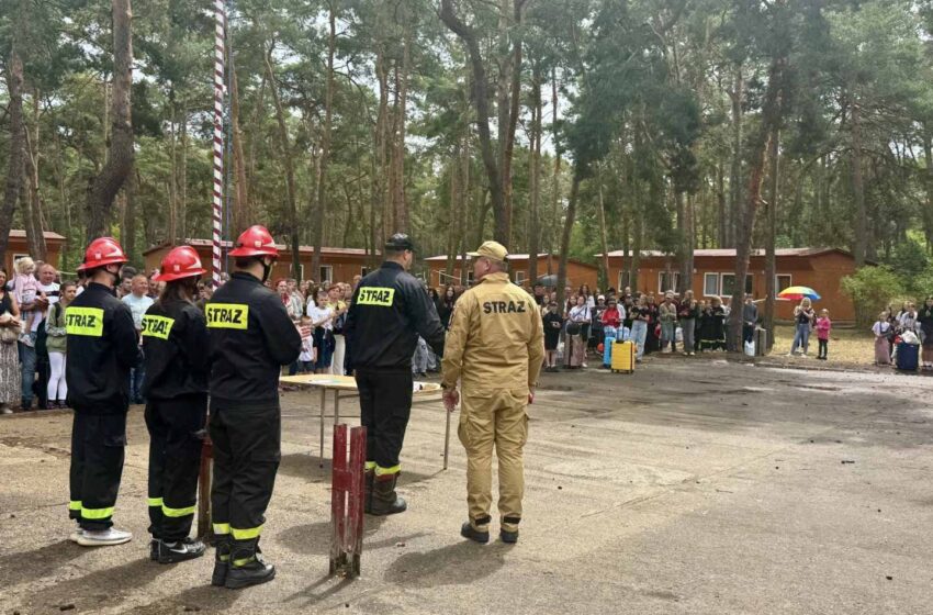 Obóz Młodzieżowych Drużyn Pożarniczych w Brennie rozpoczęty