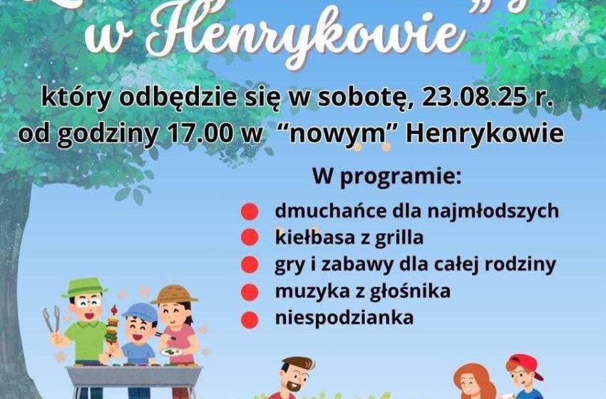  Rodzinne zakończenie wakacji w Henrykowie