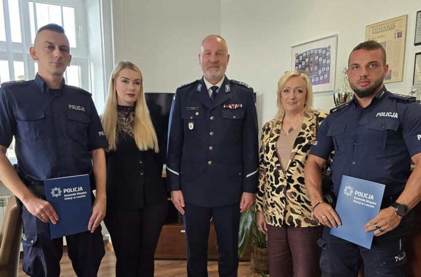  Nietypowa interwencja dzielnicowych w Lesznie 