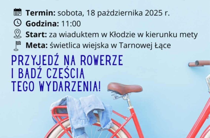 Kłoda i Tarnowa Łąka otwierają nową ścieżkę rowerową na dwóch kółkach