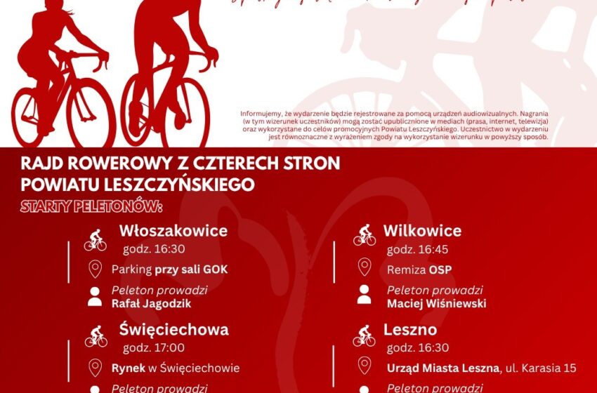  Dołącz do biało-czerwonego rajdu w Powiecie Leszczyńskim!
