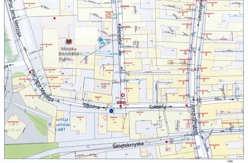  Utrudnienia na ul. Kościelnej – czasowe zamknięcie drogi