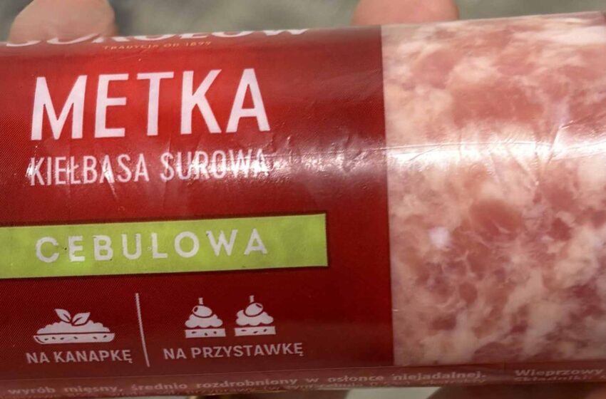  Wykryto bakterie E. coli w metce cebulowej Sokołów