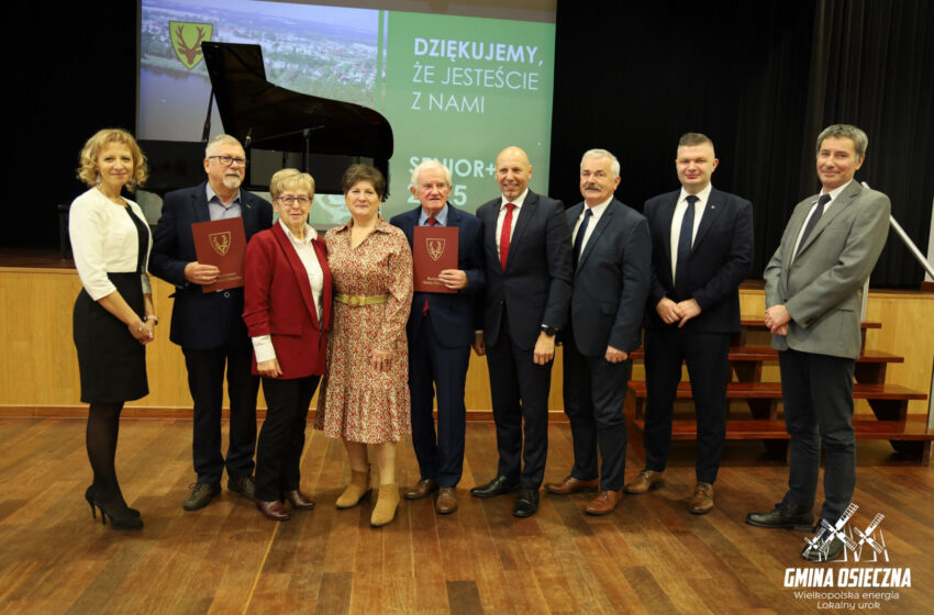  Gala Senior+ w Osiecznej. Wyjątkowe wyróżnienia dla mieszkańców 75+