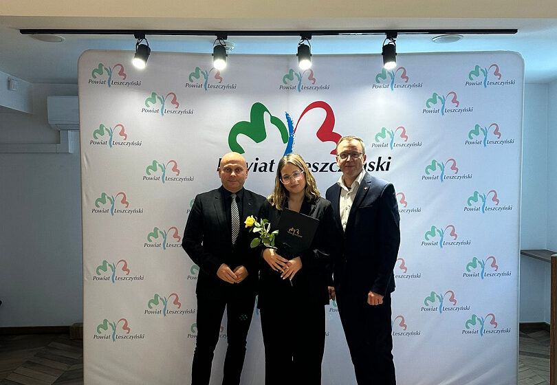  Starosta Leszczyński wręczył stypendia uzdolnionym studentom z powiatu leszczyńskiego