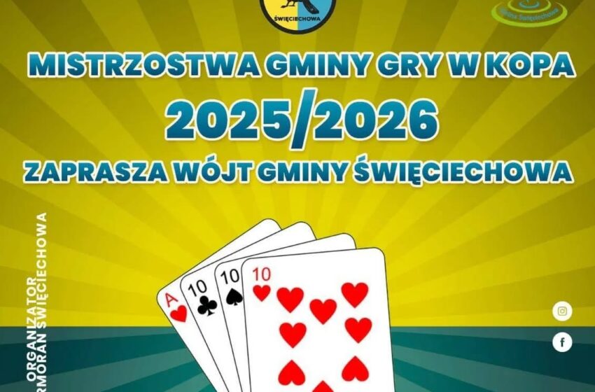  Rusza nowy sezon Mistrzostw Gminy Święciechowa w grze w kopa