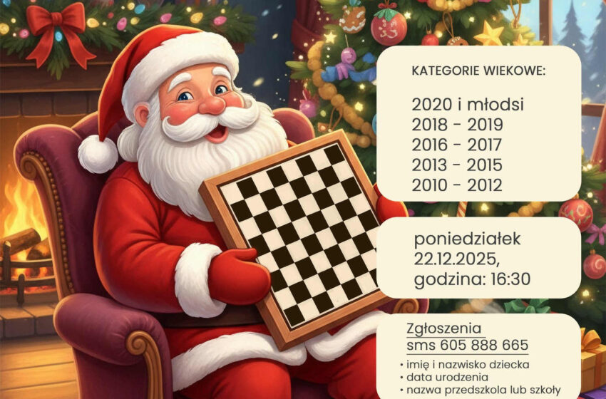  Turniej Gwiazdkowy w warcabach 64-polowych dla dzieci w powiecie leszczyńskim