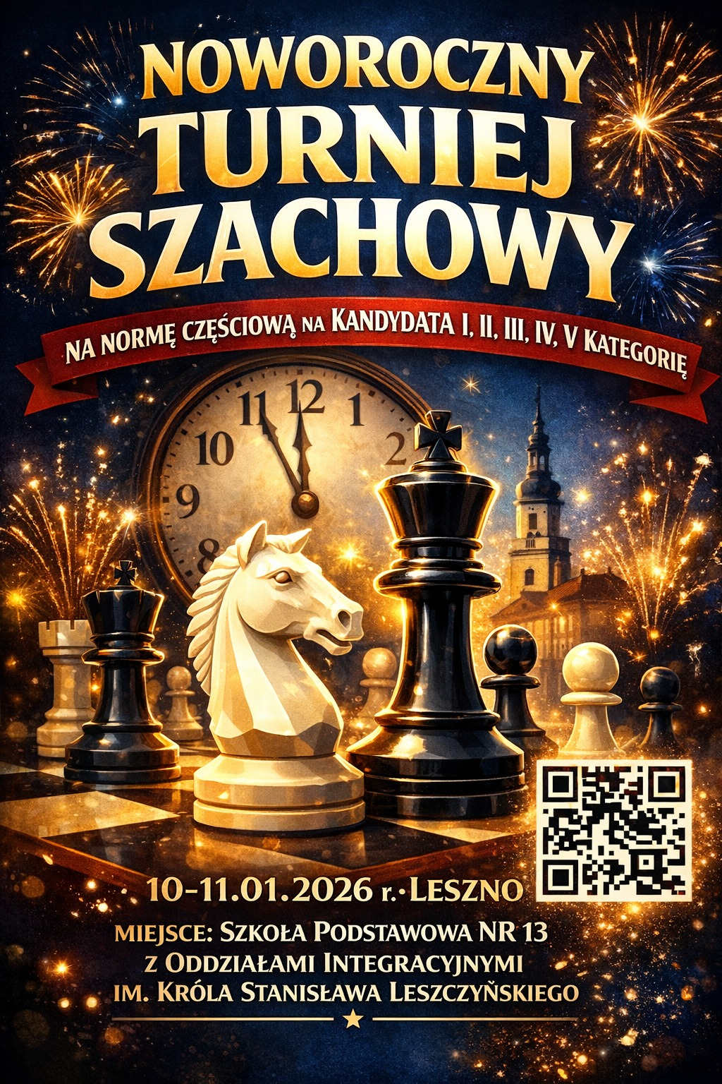 Szachowy styczeń w Lesznie. Zaplanowano dwa turnieje