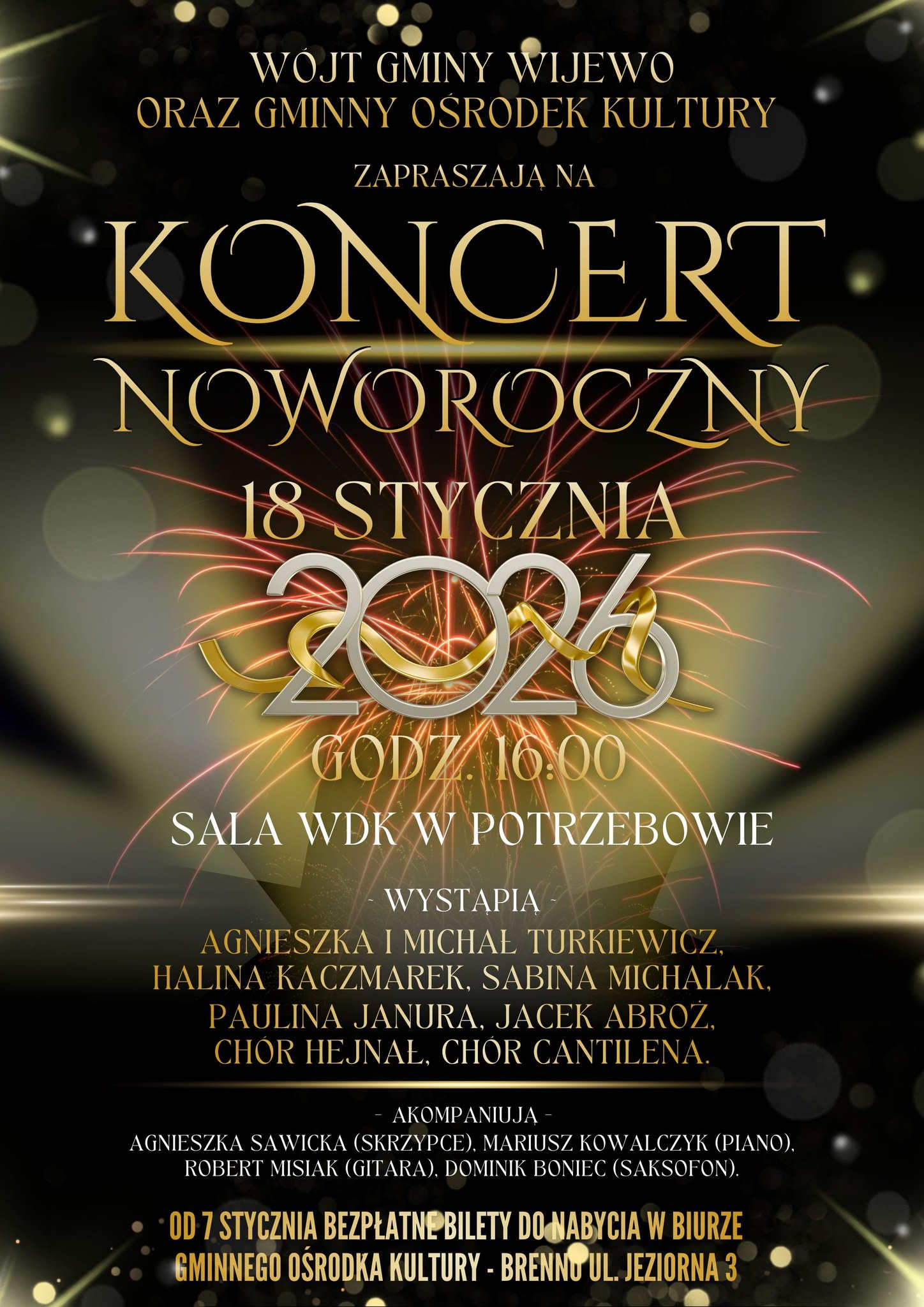 Koncert Noworoczny 2026 w Potrzebowie