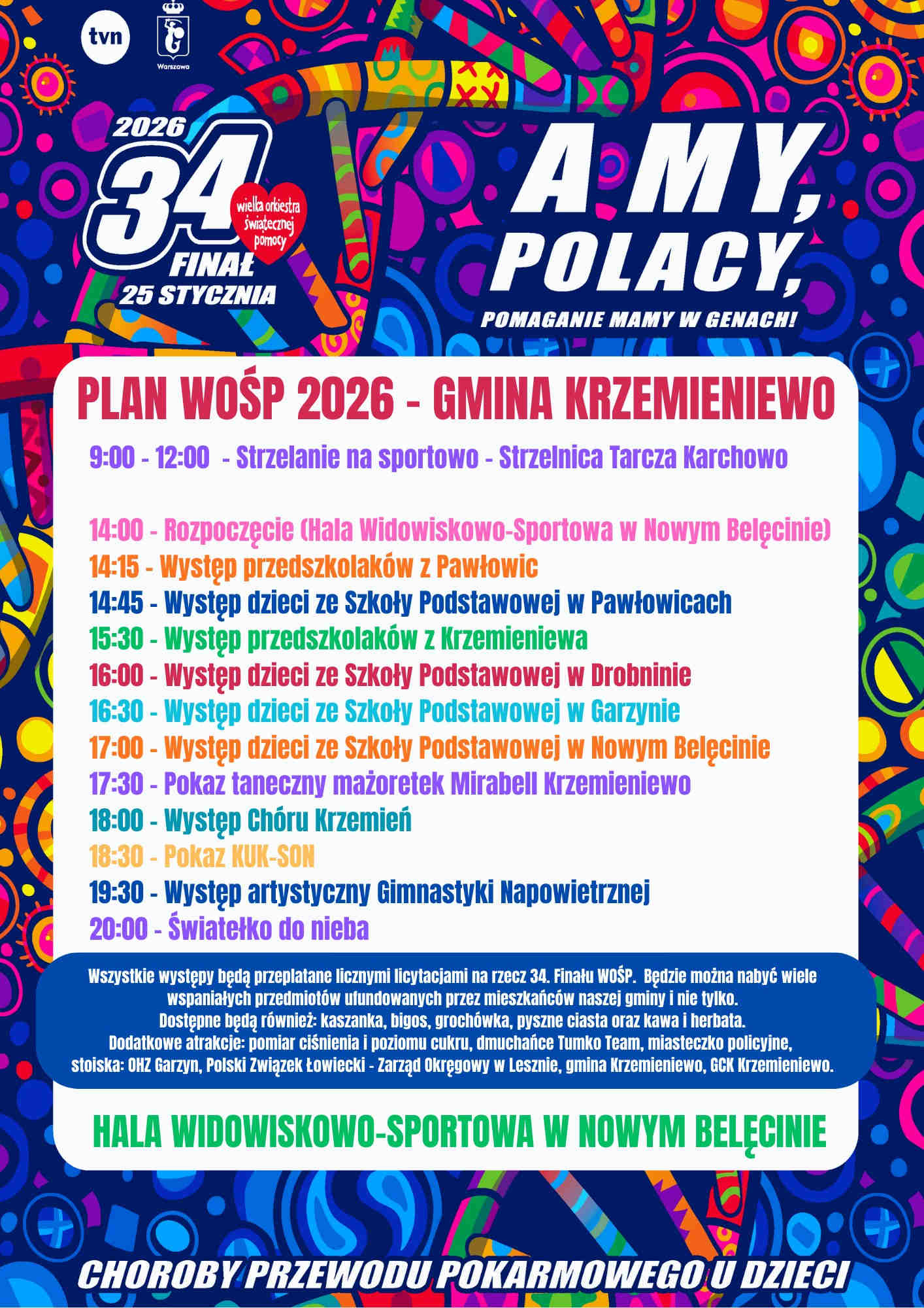 34. FINAŁ WOŚP 2026 – GMINA KRZEMIENIEWO