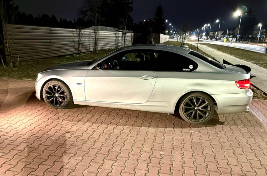  16-latek prowadził BMW bez uprawnień. Interweniowała policja