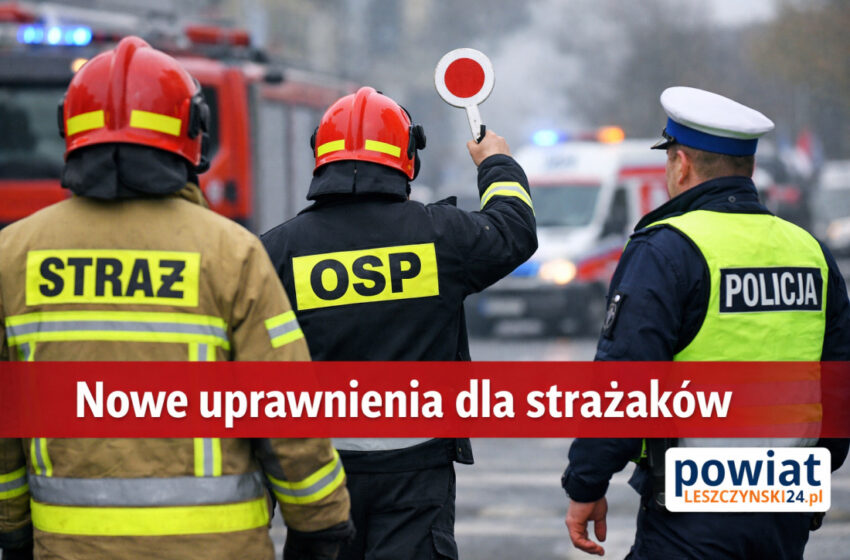  Strażacy i ratownicy zyskali nowe uprawnienia