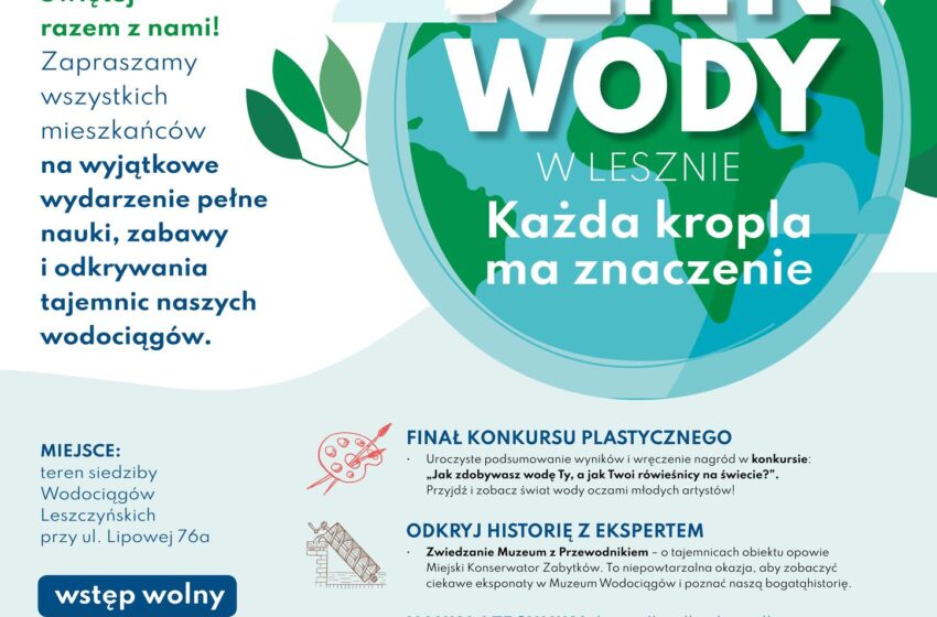  Światowy Dzień Wody w Lesznie
