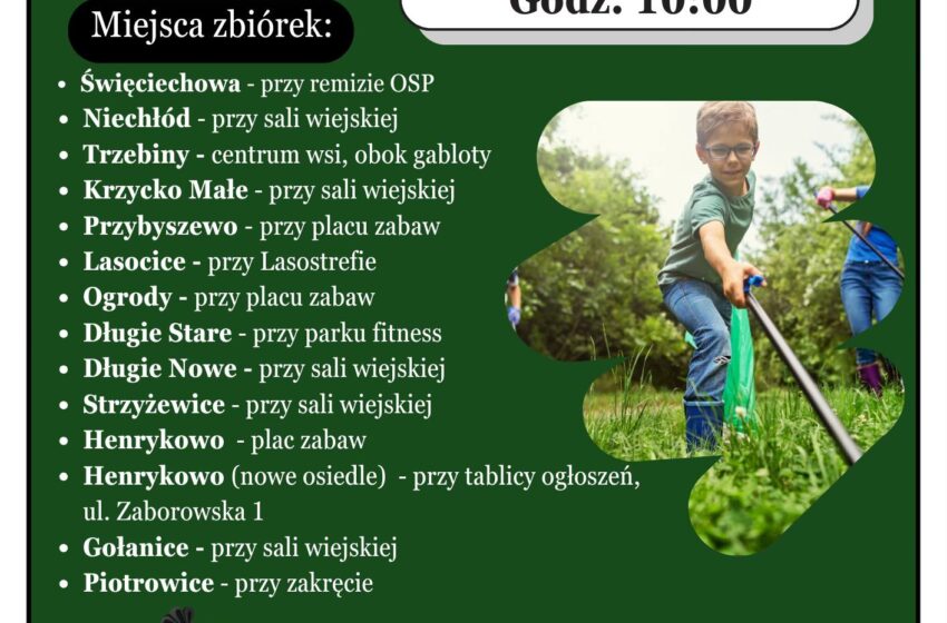  Wspólne sprzątanie w gminie Święciechowa