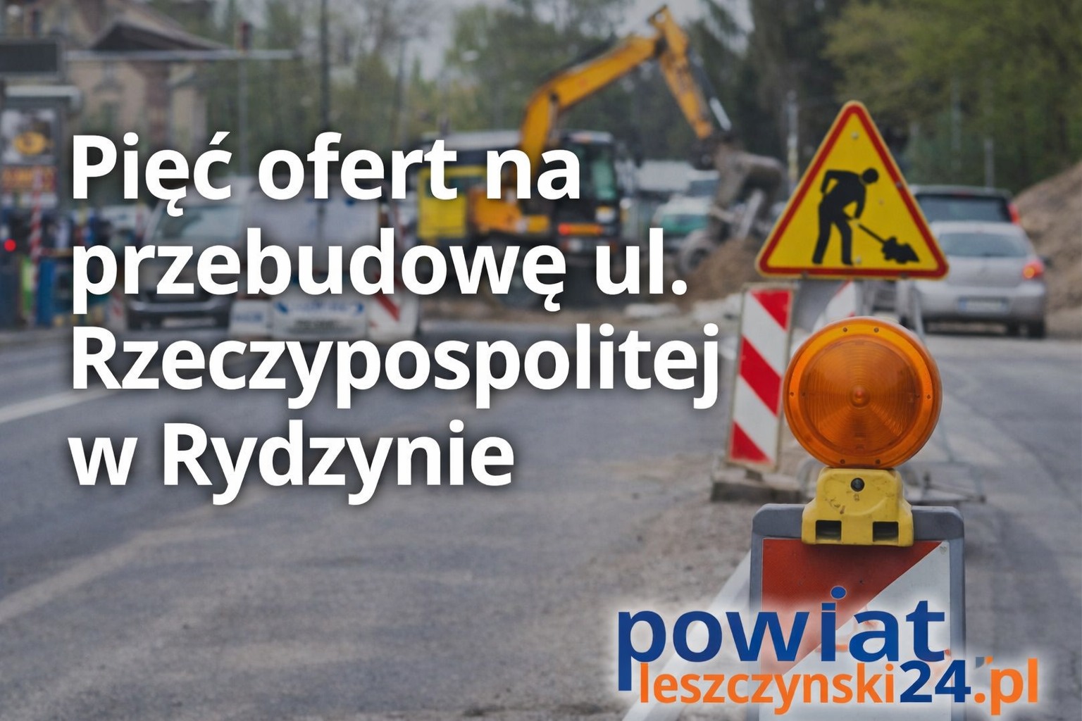 Pięć ofert na przebudowę ul. Rzeczypospolitej w Rydzynie