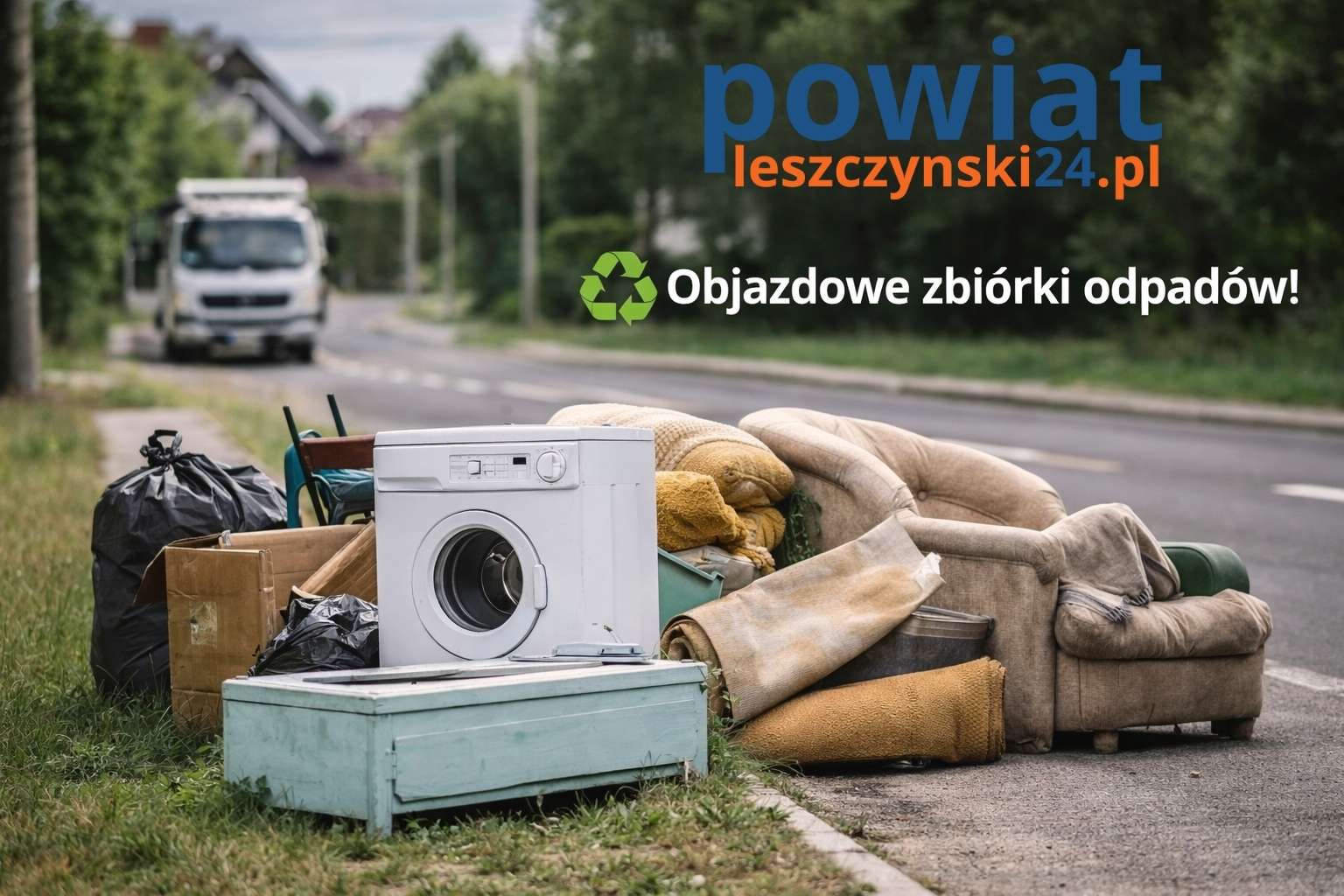 Ruszyły objazdowe zbiórki odpadów wielkogabarytowych w regionie leszczyńskim