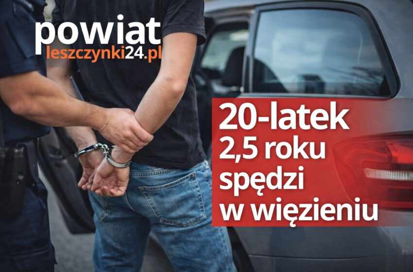  Najbliższe 2,5 roku spędzi za kratami